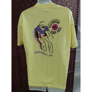 Vintage 90s Killington Stage Race Cycling T Shirt 1994 Promo Bicycle Large